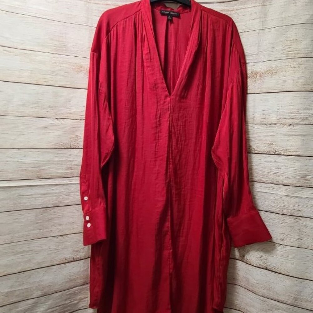 Banana Republic Essential Shift Dress - Red
